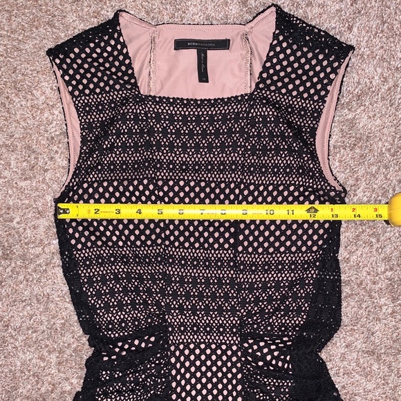 {NWOT} BCBGMAXAZRIA Renee Ruched-Side Dress - Picture 6 of 8